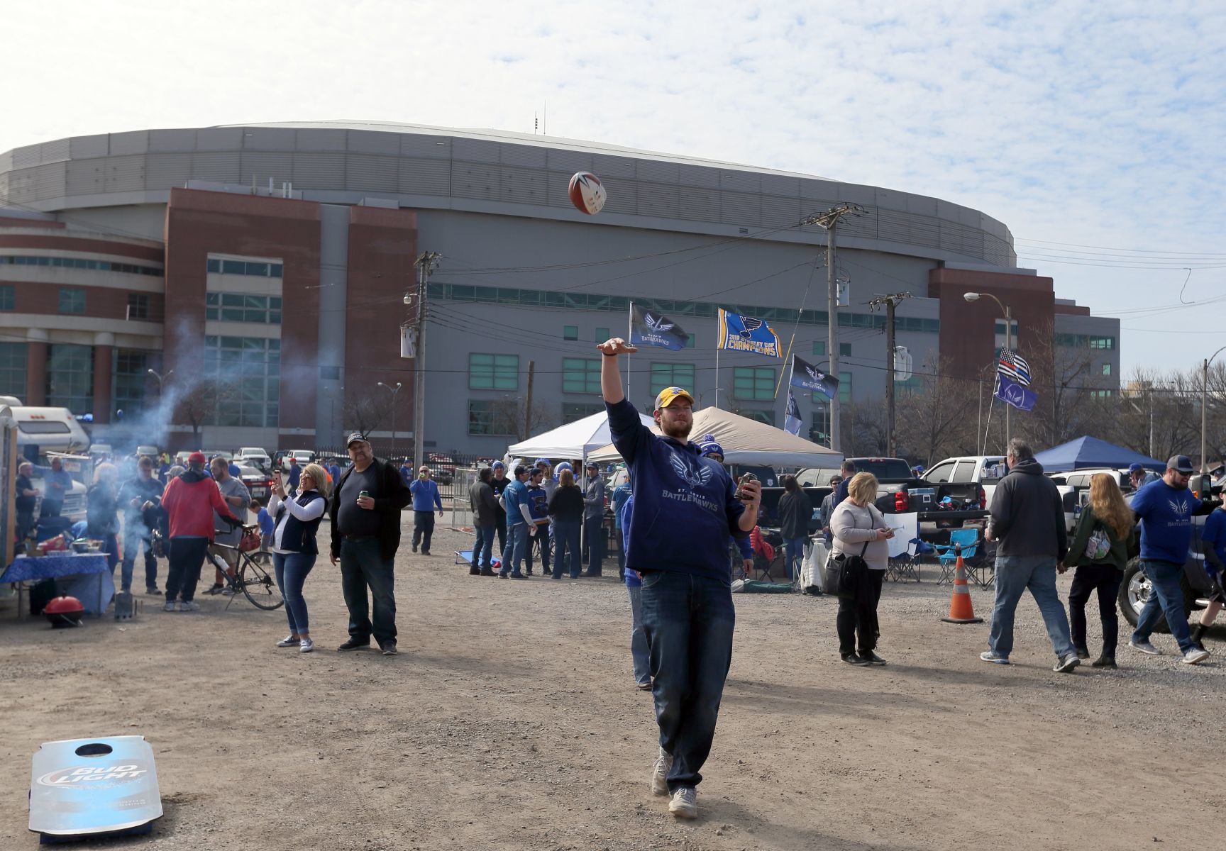 BattleHawks first game in St. Louis